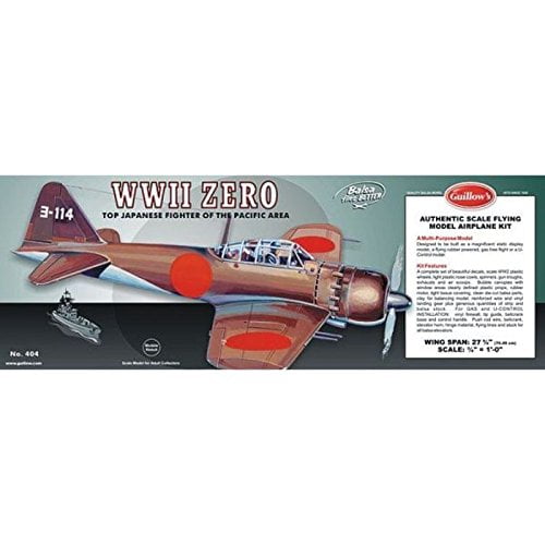 Guillow's Wwii Zero Laser Cut Model Kit