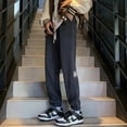 thumbnail image 3 of 2023 Men's Trousers Cotton Fashion Casual Pants Solid Color Loose Shorts Straight Pants Plush Athletic Pants Streetwear M-5XL, 3 of 6