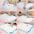 thumbnail image 2 of Bolsas al Vacío Reutilizables para Ropa y Cobijas + Bomba 10 Uds, 2 of 4
