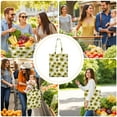 thumbnail image 4 of Sunflower Bloom Foldable Grocery Bag - Large Capacity & Durable Reusable Tote for Busy Moms, 4 of 6