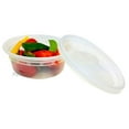 thumbnail image 6 of PCM 8 oz. Heavy Duty Round Deli Food Soup Plastic Container w/Lid 100% BPA Free (Pack of 96 Sets), 6 of 6