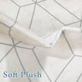 thumbnail image 3 of Hasoo 5' x 7' Modern Geometric Area Rug Indoor Easy-Cleaning Rug Non Shedding Bedroom Rug for Home Office, Beige, 3 of 5