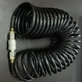 thumbnail image 5 of AOOOWER Compressed Air Hose with Quick Coupling Connection Flexible Polyurethane Recoil Air Hose 5m Length Stable for Air Tool, 5 of 10