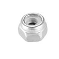 thumbnail image 4 of Unique Bargains M2x0.4mm Hex Lock Nuts Stainless Steel Nylon Insert Self-Lock nuts, 20Pcs Silver, 4 of 5
