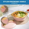 thumbnail image 5 of Pinnacle 3-Pc Insulated Casserole Set – 3/2/1L Hot Food Warmer with Lids Rose, 5 of 9