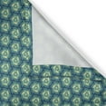 thumbnail image 6 of Ambesonne Abstract Grommet Curtain, Retro Triangles, 50" x 63", Blue Teal Pale Green, 6 of 6