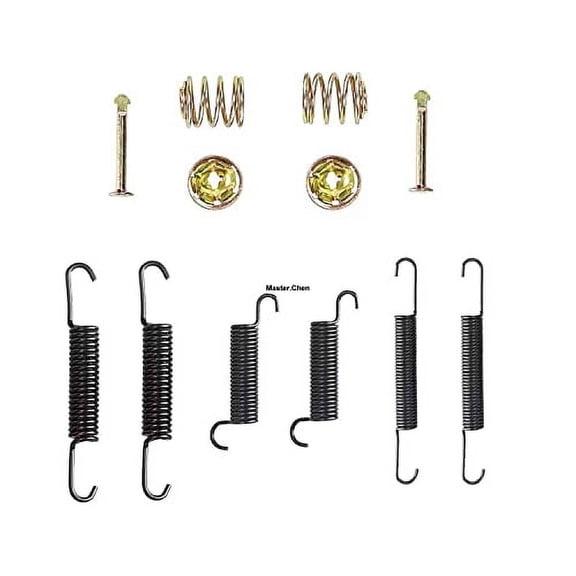 MC Brake Shoes Bendex Drum Brakes Springs Kit for EZGO TXT Medalist 1997 Up (Gas RXV 2008 Up) - Workhorse ST350 1996 Up - Yamaha G9(1993-2006) G14 G16 G19 G20 G21 G22 27943/27945-G