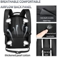 thumbnail image 3 of Mochila de viaje Euphrates para computadora portátil de 17 pulgadas antirrobo con puerto USB 45L, 3 of 6