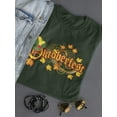 thumbnail image 3 of Bavarian Hat Autumn Leaves T-Shirt Women -Image by Shutterstock, Female x-Large, 3 of 4