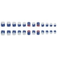thumbnail image 2 of LEFTHIGH Home Independence Day Press On Nails 24Pcs Red White Blue Flag Star Designs Short Reusable Acrylic Artificial Nails for 4th of July Parties, 2 of 9