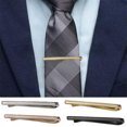 thumbnail image 3 of GKNET Men Tie Clips Simple Suit Clip Wedding Accessories Daily Business Delicate Jewelry Gift /-black, 3 of 9