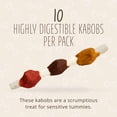 thumbnail image 3 of Better Belly Happy Tummy Triple Flavor Kabob Chews for Adult Dogs with Sensitive Stomachs, 10 Count, 3 of 13