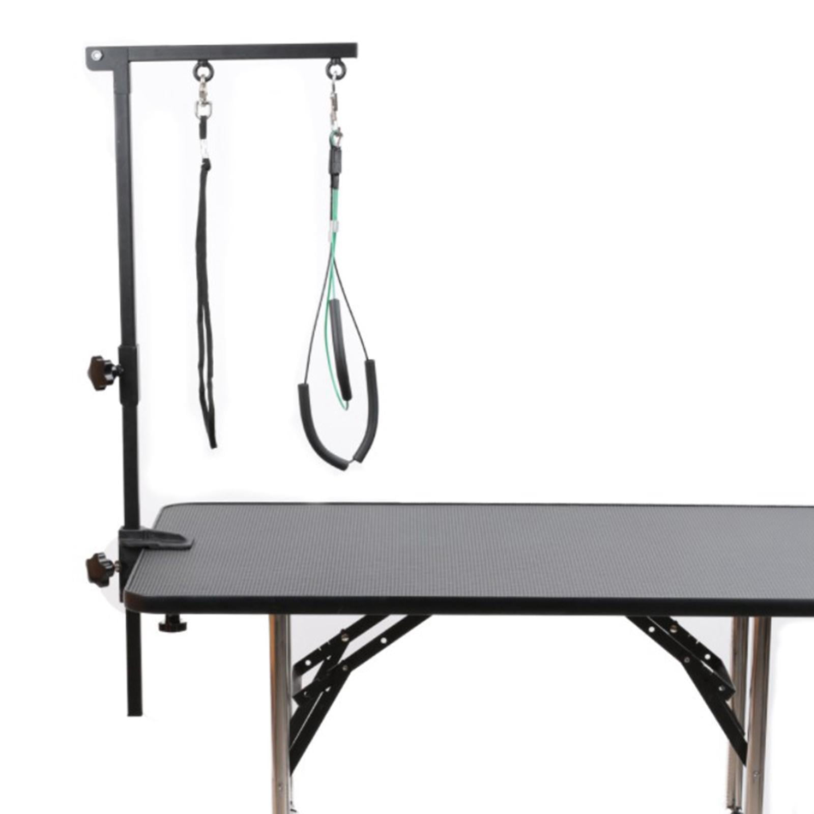 Elodie Dog Grooming Table Arm Durable Loop Haunch Holder Grooming Restraint Black 37x90cm