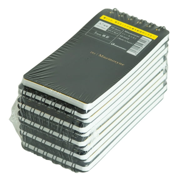 A7 Memo Mnemosyne 5mm lined 50 Sheets 4.3 x 2.3 10 Pack