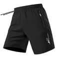 thumbnail image 4 of Delconic Mens Athletic Shorts Running Shorts Quick Dry Workout Shorts 7"/ 9" Lightweight Gym Basketball Shorts Zipper Pockets Black S, 4 of 4