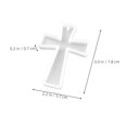 thumbnail image 4 of 2Pcs Cross Keychain Pendant Mold Casting Mold Silicone Cross Mold Crafts Making Mold for DIY, 4 of 4