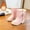 Pink, variant on Girls Ankle Snow Boots Fleece Lined Bow Decor Faux Leather Snow Booties Kids Winter Warm Platform Boots White 2 Big Kids