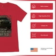 thumbnail image 6 of The Power Has Shifted V-Neck T-shirt 702HP American Pickup Truck Offroad Muscle 4x4 High Torque Built For Power Tee, 6 of 7