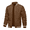 Coffee, variant on Men's Lightweight Windproof Bomber Jacket Water Resistant Warm Flight Coat Casual Baseball Collar Zip Up Outerwear for Spring Autumn Gray L