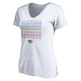 thumbnail image 2 of Women's White Nashville Predators City Pride V-Neck T-Shirt, 2 of 3