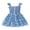 Blue, variant on Toddler Summer Smocked Dresses Girls Casual 3D Butterfly Mesh Ruffle Sleeveless Dress Cute Clothes Flutter Princess Dress, Purple, 5 Years