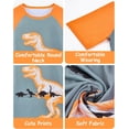 thumbnail image 4 of Fiodrimy Boys Pajamas Toddler Boys Summer Pajamas Dinosaur 2 Piece Short Sleeves Boy Pjs Kids Sleepwear Size 3-8 Years, 4 of 7