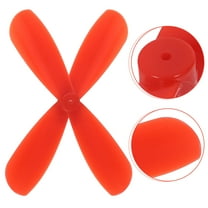 GOOHOCHY 10 Pairs Airplane Supply Mini Propeller Toy 2-vane Blades Child Red