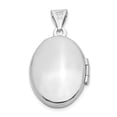 thumbnail image 3 of Sterling Silver Rhodium-plated 17x14mm Butterfly Locket, 3 of 5