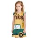 thumbnail image 1 of Fotbe Happy Thanksgiving Day Vestido de Dormir para Niñas de 3 a 10 Años, Mangas Cortas, Estilo Princesa, Pijama Camisón con Mangas Voladas-X-Large, 1 of 6