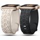 thumbnail image 1 of Chenchen 2Pack Leopard Engraved Bands Compatible with Apple Watch Band 41mm 40mm 38mm 49mm 46mm 45mm 44mm 42mm Women, Silicone Cheetah Sport Strap for iWatch Series SE 10 9 8 7 6 5 4 3 2 1,Ultra, 1 of 1