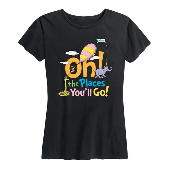 Dr. Seuss - Oh! The Places You'll Go - Women's Short Sleeve Graphic T-Shirt