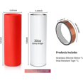 thumbnail image 5 of Silicone Wrap Sleeve Kit For Sublimation Tumblers 30oz,with 1pcs Tape, 5 of 5
