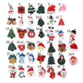 thumbnail image 3 of Mini adornos de resina colgantes navideños para decoración navideña, muñeco de nieve en miniatura, Papá Noel, manualidades colgantes, 3 of 5