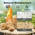 thumbnail image 4 of 110 Pcs Fire Starter - Natural Starters for Fireplace, Pellet Stove, BBQ, Pizza Oven, Pit &Chimney, Grill, Charcoal, 4 of 4
