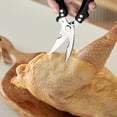thumbnail image 5 of Kitchen Poultry Scissors, Stainless Steel Meat and Vegetable Scissors with Non-slip Ergonomic Handles, Easy to Clean & Rust Resistant for Cutting Chicken, Herbs, and Food Packaging, Ideal, 5 of 5