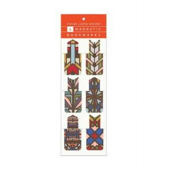 Frank Lloyd Wright Designs Magnetic Bookmarks