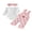 Pink, variant on Loicainy Infant Baby Girl Fall Clothes Set 3 6 9 12 18 Months Long Sleeve Romper with Cherry Print Overalls Headband Outfits