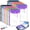 12* Portrait, variant on 11 Hole Expanding File Pockets, Horizontal & Vertical Plastic Envelopes for 2/3/4 Ring Binder, Thick Reusable Binder Folders with Snap Closure & Labels (6* Portrait)