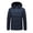 Navy, variant on Men's Puffer Jacket Detachable Hood Padded Winter Coat Zip Up Warm Outerwear for Casual Outdoor Wear
