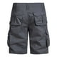 thumbnail image 5 of pstuiky Pantalones cortos de entrenamiento para hombre, Pantalones cortos con cordón y múltiples bolsillos para hombre, de color liso, a la moda Pantalones cortos de golf, 5 of 5