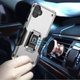 thumbnail image 3 of For Samsung A06 OPTIMUM Magnetic Ring Stand Hybrid - Silver, 3 of 3