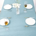thumbnail image 5 of Textured Tablecloth Round 60 Inch Waterproof Spill-Proof Wipeable Table Cloth Wrinkle Free Circle Dining Table Cover for Birthday Farmhouse Outdoor Party Tablecloths up to 44'''' Dia Tables, 5 of 6