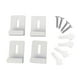 thumbnail image 1 of 4 Piezas Clips de Espejo Perfecl Acero Inoxidable Kits de Colgador de Montaje en Pared, 1 of 8