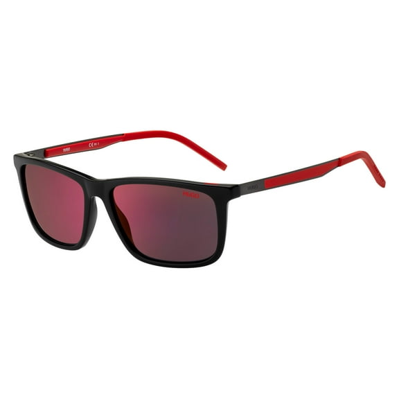 HUGO by Hugo Boss Men's Slim Temple Square Sport Sunglasses       HG1139S-0807-AO