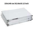 thumbnail image 4 of Survival Blanket, 5PCS Emergency Blanket Reflective  For First Aid For Camping For Marathons For Hiking Silver, 4 of 8