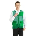 thumbnail image 1 of TOPTIE Unisex Mesh Work Vest Zipper Volunteer Team Uniform with Multi Pockets, 1 of 6
