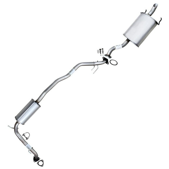 Stainless Steel Exhaust System Kit Compatible fit 2007–2008 Honda Fit 1.5L – Direct Fit