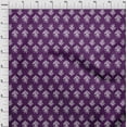 thumbnail image 3 of oneOone Georgette Viscose Fabric Leaves & Floral Block Decor Fabric Printed BTY 42 Inch Wide, 3 of 5