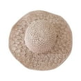 thumbnail image 4 of TELOLY LEAQU Sun Hats for Women Wide Brim Sunscreen Hat Cap Beach Sunhat UPF 50 Women s Lightweight Foldable Packable Beach Sun Hat, 4 of 8