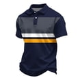 thumbnail image 6 of Axiiglly Mens T Shirts Quick Dry Breathable Short Sleeve Lapel Button Golf Shirts for Business/Athletic/Travel, S-5XL, 6 of 6